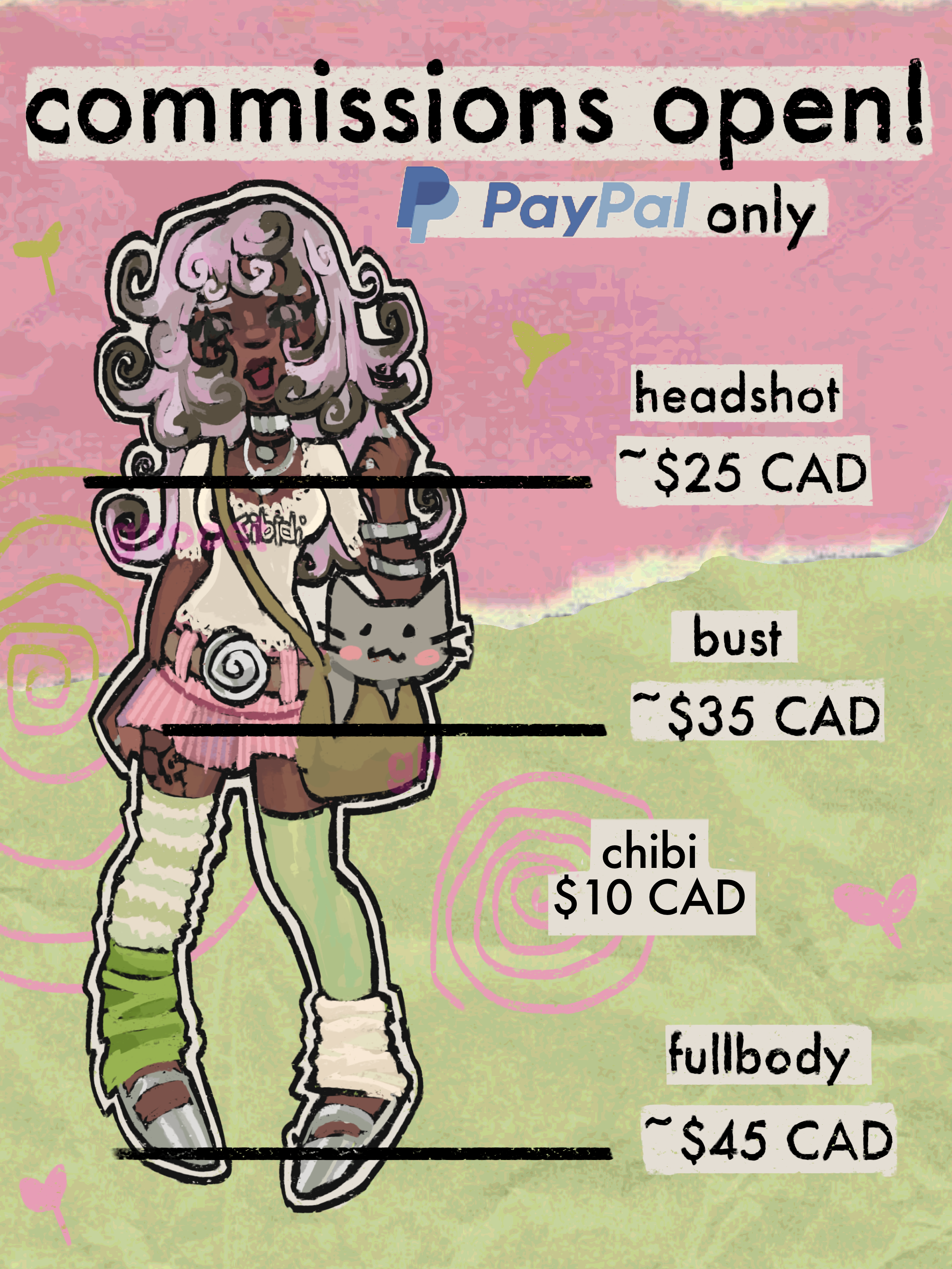 ghoostsart digital illustration commission info